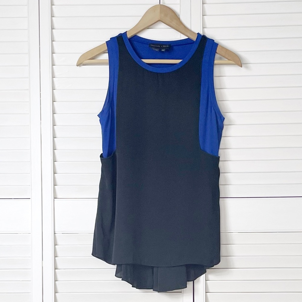 Sachin + Babi layered silk tank top